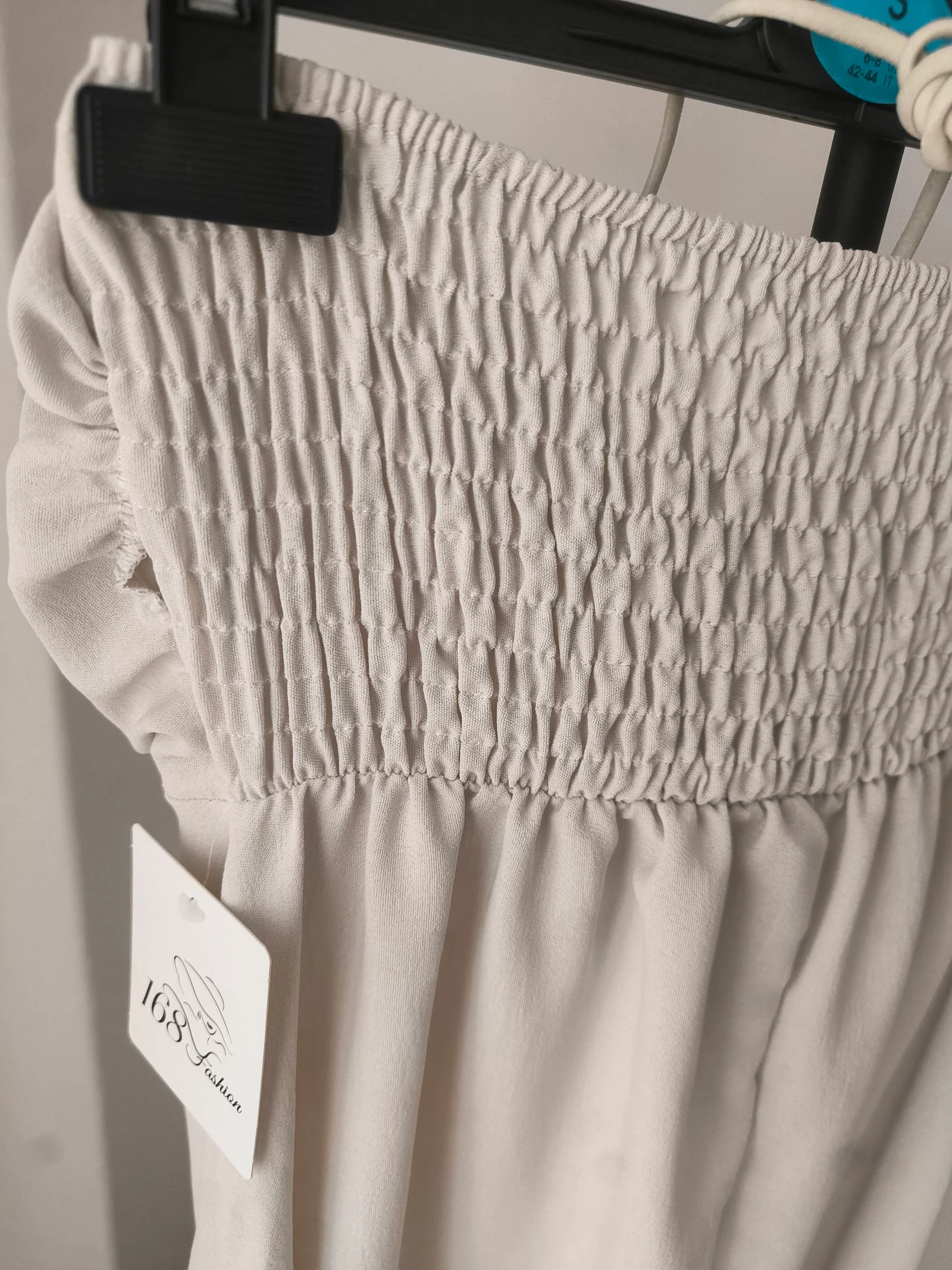 Creme lange jurk – photo 5